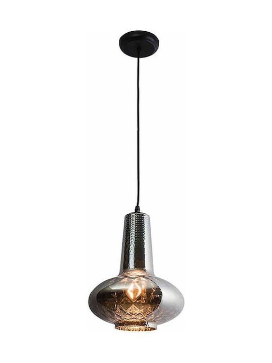 Zambelis Lights Μοντέρνο Κρεμαστό Φωτιστικό Μονόφωτο με Ντουί E27 Πολύχρωμο 17053